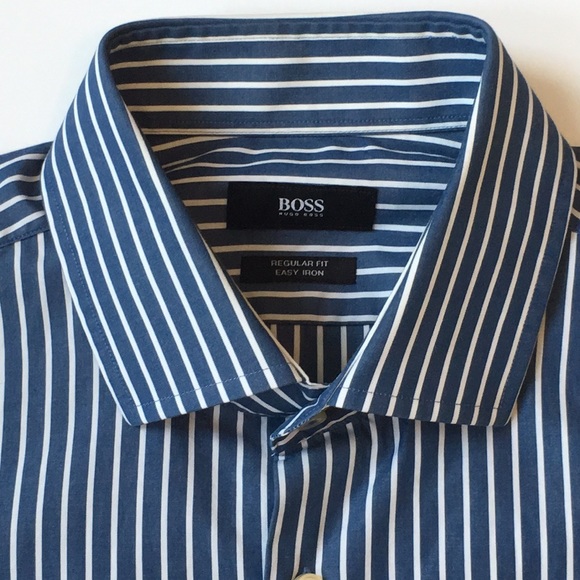 hugo boss easy iron shirt